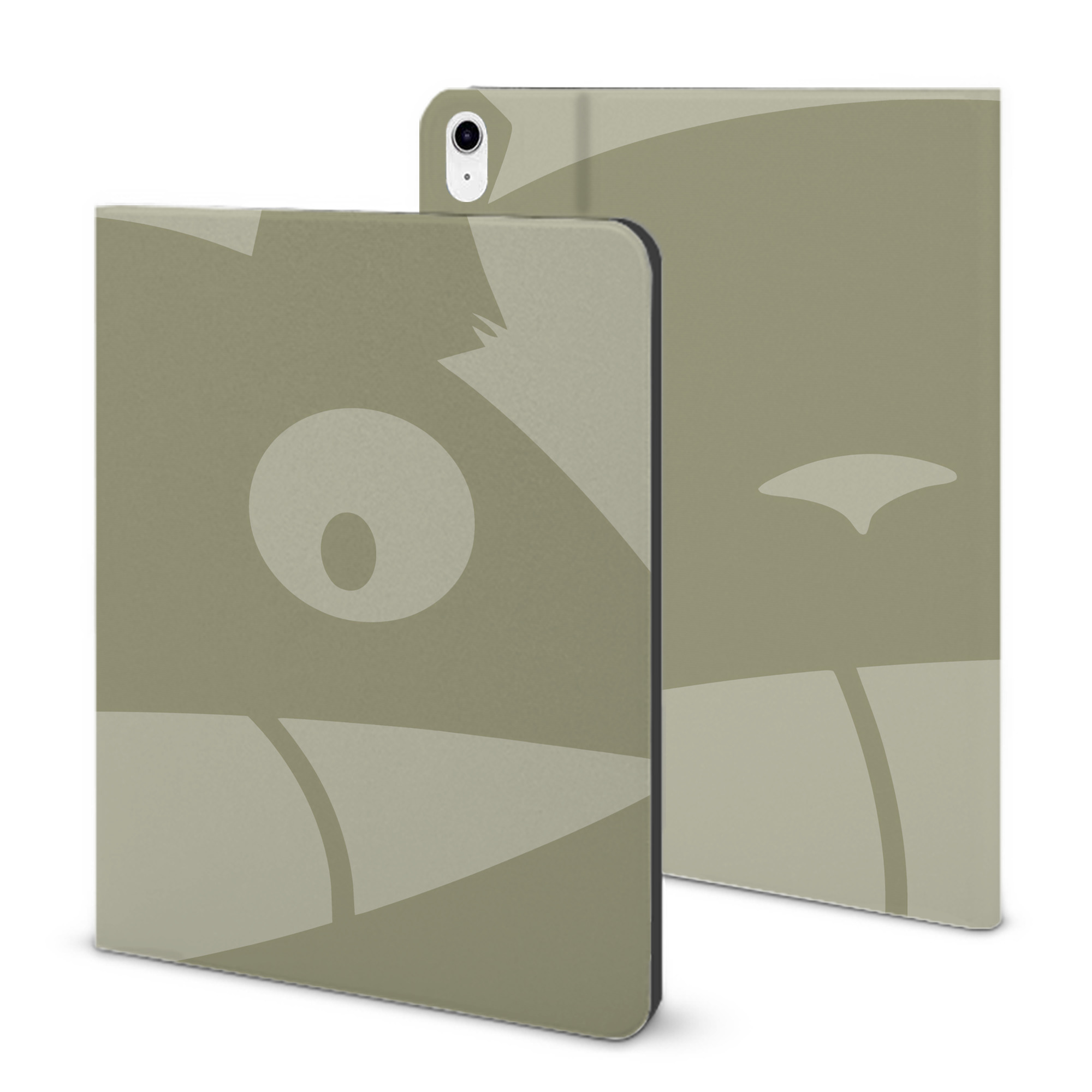 （画像用） となりのトトロ 草壁メイ 草壁サツキ My Neighbor Totoro Satsuki Kusakabe Mei Kusakabe IPad ケース ブック型 PUレザー TPU 耐衝撃 軽量 薄型 ペン収納なし 全面保護 IPad 各モデル対応